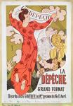 Poster advertising 'La Depeche de Toulouse' newspaper, 1892 (colour litho)