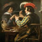 The Card Players (oil on canvas)