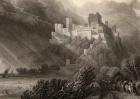 The ruins of Rheinfels, engraved by W. Radclyffe, illustration from 'The Pilgrims of the Rhine' published 1840 (engraving)