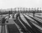 Switch yards, Union Station, Washington, D.C., c.1907-10 (b/w photo)