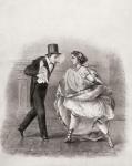 Cancan dancer, 1865. From Illustrierte Sittengeschichte vom Mittelalter bis zur Gegenwart by Eduard Fuchs, published 1909.