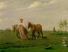 Ploughing in Spring, 1820s (oil on canvas)