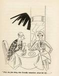 'Well, the first thing that Dorothy remembers about her life...', illustration from 'But Gentlemen Marry Brunettes' by Anita Loos, published in 1928 (litho)