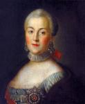 Grand Duchess Ekaterina Alekseyevna (oil on canvas)