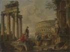 The Coliseum amongst Roman Ruins, c.1730 (oil on canvas)