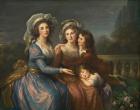 The Marquise de Pezay, and the Marquise de Rougé with Her Sons Alexis and Adrien, 1787 (oil on canvas)