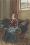 A Lady Reading, called Mrs William Hunt, c.1835 (gouache & w/c over graphite on paper)