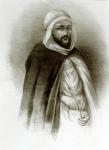 Portrait of Abd-El-Kader (litho) (b/w photo)