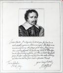 Thomas Wentworth, 1st Earl of Strafford, engraved after a drawing by Mary Beale, 1793 (engraving)