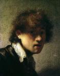 Head of a Young Man or Self Portrait, 1629 (oil on panel)