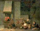 The Scullery Maid (oil on canvas)