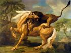A Lion Attacking a Horse, c.1762 (oil on canvas)