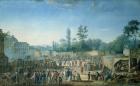 View of the Tuileries from the Place de la Revolution, 1799 (w/c & gouache on paper)