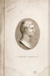 Portrait of Gaius Crispus Sallust (c.85-35 BC) engraved by Antonio Verico (fl.1819) (engraving)