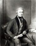 Portrait of Sir Robert Peel (1788-1850) (engraving) (b/w photo)