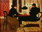 Women by Lamplight, 1892 (oil on canvas)