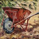 Rusty Wheelbarrow, 2009 (oil on canvas)