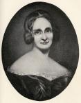 Mary Wollstonecraft Shelley (1797-1851) illustration from 'Little Journeys to the Homes of Famous Women', published 1897 (engraving)