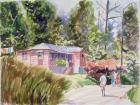 A Tropical Home, 1987 (w/c on paper)