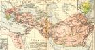 Map of the Macedonian Empire, 336 - 323 B.C. From Historical Atlas, published 1923.
