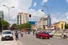 Tirana, Albania. Rruga e Kavajës, or Kavajë Street. Important thoroughfare known for prime commercial and residential property. (photo)