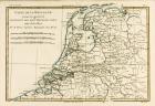 Holland Including the Seven United Provinces of the Low Countries, from 'Atlas de Toutes les Parties Connues du Globe Terrestre' by Guillaume Raynal (1713-96) published 1780 (coloured engraving)