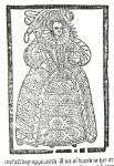 Elizabeth I (1533-1603) (woodcut) (b/w photo)