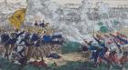The Battles of Champigny and Villiers-sur-Marne, 30th November 1870, 1870-99 (coloured engraving)