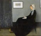 Arrangement in Grey and Black No.1, Portrait of the Artist's Mother, 1871 (oil on canvas)