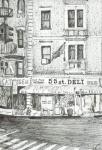 55th street New York, 2003, (ink on paper)