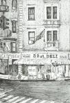 55th street New York, 2003, (ink on paper)