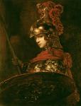 Pallas Athena or, Armoured Figure, 1664-65 (oil on canvas)