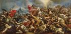 Joshua stopping the sun to defeat the Amalekites (oil on canvas)