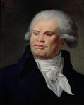 Portrait of Georges Danton (1759-94) (oil on canvas)