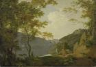 Lake Scene, 1790 (oil on canvas)