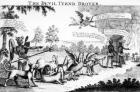 The Devil turnd Drover, published by William Tringham, circa 1756