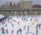 Tower of London Ice Rink,2015,(oil on canvas )