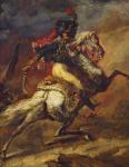 Sketch of an Officer of the Hussars, 1814 (oil on canvas) (see also 26088)