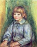 Seated Portrait of Claude Renoir (1901-81) 1905-08 (oil on canvas)