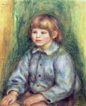 Seated Portrait of Claude Renoir (1901-81) 1905-08 (oil on canvas)