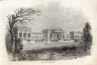 Stowe - the Garden Front, from 'The Illustrated London News', 18th January 1845 (engraving)