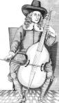 How the Viol is tuned (engraving) (b/w photo)
