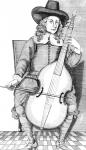 How the Viol is tuned (engraving) (b/w photo)