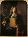 Portrait of Pierre Mignard (1610-95) c.1690 (oil on canvas)