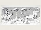 Nature and Appearance of Deer and how they can be Hunted with Dogs, after a miniature in the 15th century Manuscript of Phoebus, from 'Le Moyen Age et La Renaissance' by Paul Lacroix (1806-84) published 1847 (litho)