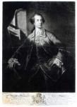 Portrait of Charles Watson-Wentworth, second Marquis of Rockingham (1730-82), engraved by Richard Houston (1721-75) (litho) (b/w photo)