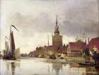View of Overschie near Rotterdam, 1856 (oil on canvas)