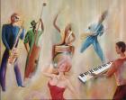 On Stage, 2008 (oil on canvas)