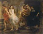 Orpheus and Eurydice (oil on canvas)