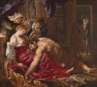Samson and Delilah, c.1609 (oil on panel)